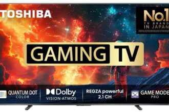 Toshiba Launches Z570RP QLED Gaming TV Series in India with AI-Powered 4K Displays and Game-Centric