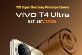 Vivo T4 Ultra Launched in India with Dimensity 9300+, 1.5K Curved AMOLED Display, and 50MP Triple Camera