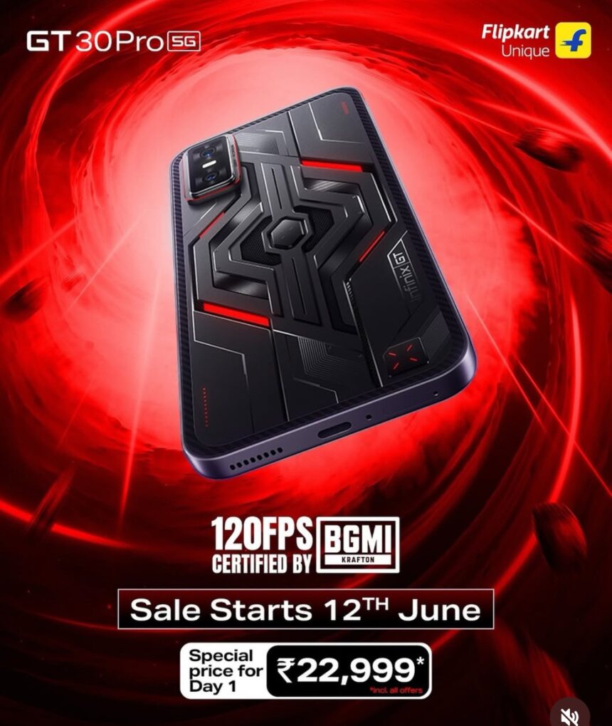 Infinix GT 30 Pro 5G Launched in India with Dimensity 8350, 108MP Camera, and Gaming Kit