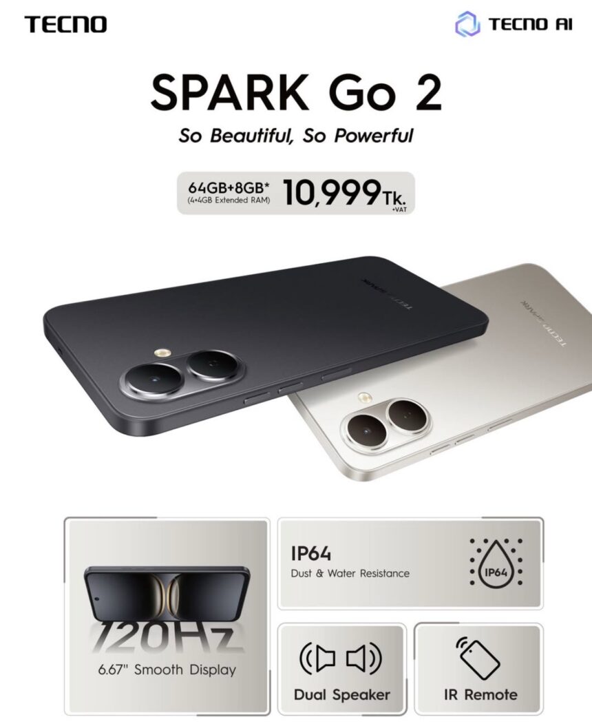 Tecno Launches Spark Go 2 and Pop 10 with 120Hz Display and Android 15 Go Edition