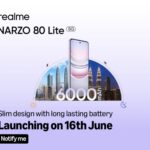 Realme Narzo 80 Lite 5G Launching in India on 16 June: 6,000 mAh Battery, Dimensity 6300 & Under ₹10K