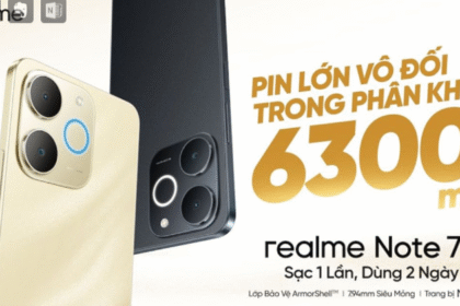 Realme Note 70 with 6300mAh Battery, Android 15, and Slim Design Launched in Vietnam