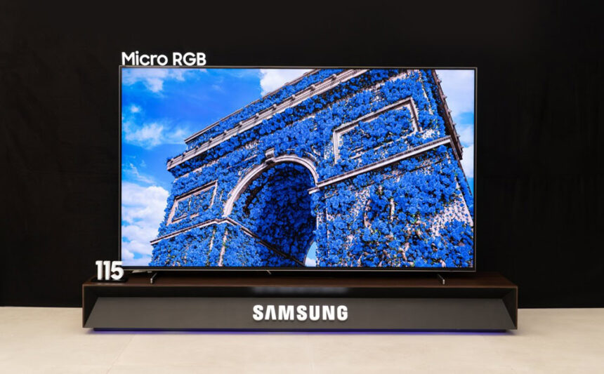 Samsung Launches World’s First 115-inch Micro RGB TV with AI Engine and Gaming Features