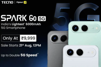 Tecno Spark Go 5G Launched in India: Slimmest 5G Smartphone with Ella AI