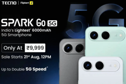 Tecno Spark Go 5G Launched in India: Slimmest 5G Smartphone with Ella AI