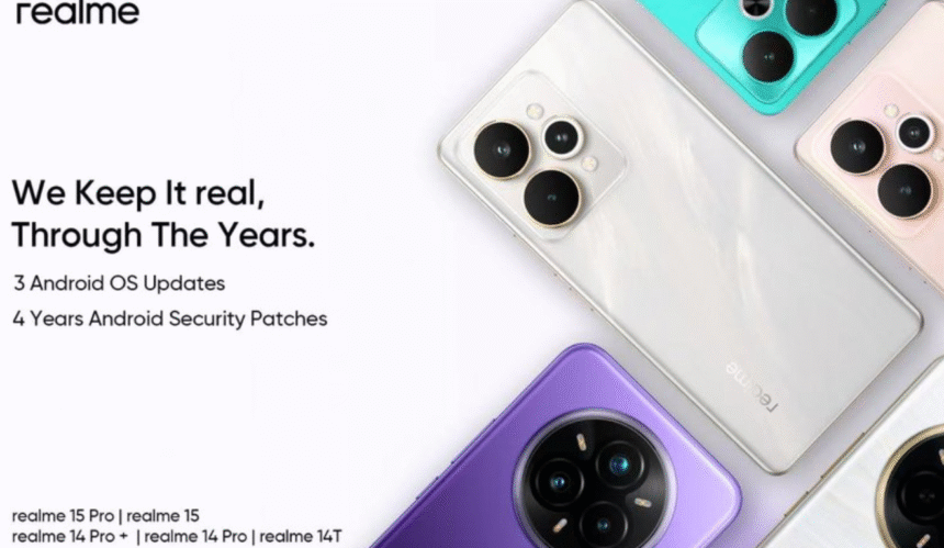 Realme Promises 3 Years of Android OS Updates, 4 Years Security Support for Number Series