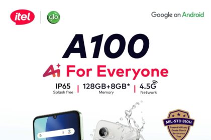 itel A100 with AI Features, IP65 Splash Resistance, and 128GB Storage Announced