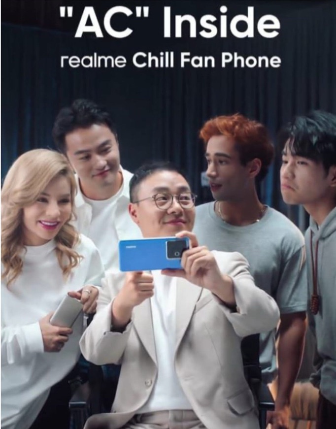 Realme Showcases New Concept Phone with Built-in AC Cooling Technology