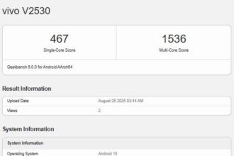 Vivo Expands 4G Lineup with Snapdragon 685-Powered Devices, V60 Lite 4G Spotted on Geekbench